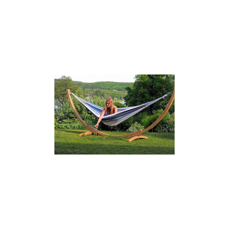 Amazonas Apollo Set Marine AZ-6010120, Camping-Hängematte(blau/weiß)