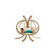 Amazonas Globo Royal Chair Natura AZ-2030850, Hängesessel(creme)