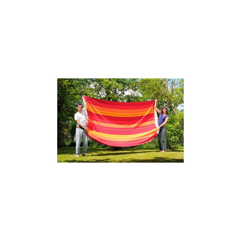 Amazonas Hängematte Gigante LavaAZ-1025200, Camping-Hängematte(rot/gelb)