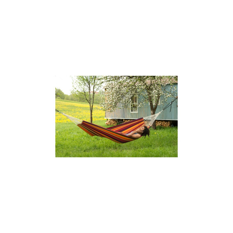 Amazonas Hängematte Lambada Tropical AZ-1014160, Camping-Hängematte(rot/gelb)
