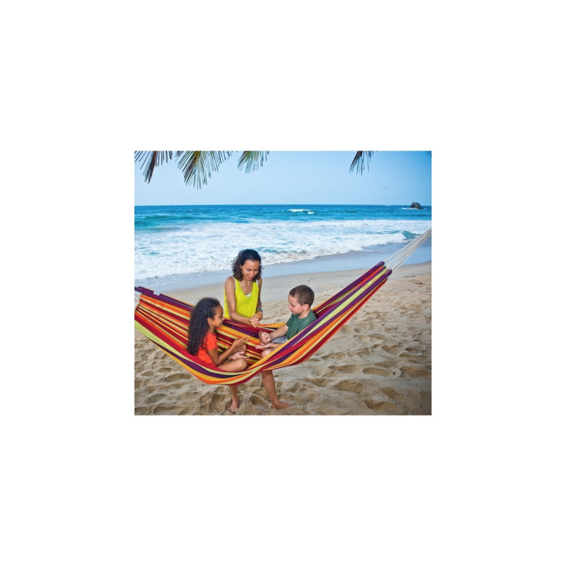 Amazonas Hängematte Lambada Tropical AZ-1014160, Camping-Hängematte(rot/gelb)