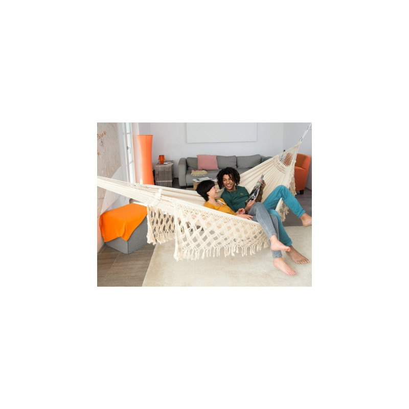 Amazonas Hängematte Rio AZ-1026100, Camping-Hängematte(weiß)