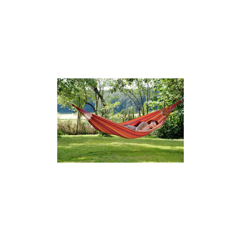 Amazonas Hängematte Tahiti Volcano AZ-1013100, Camping-Hängematte(rot/lila)
