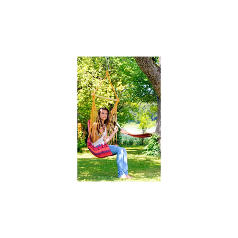 Amazonas Hängesessel Belize Volcano AZ-1013200, Camping-Hängesessel(rot/violett)