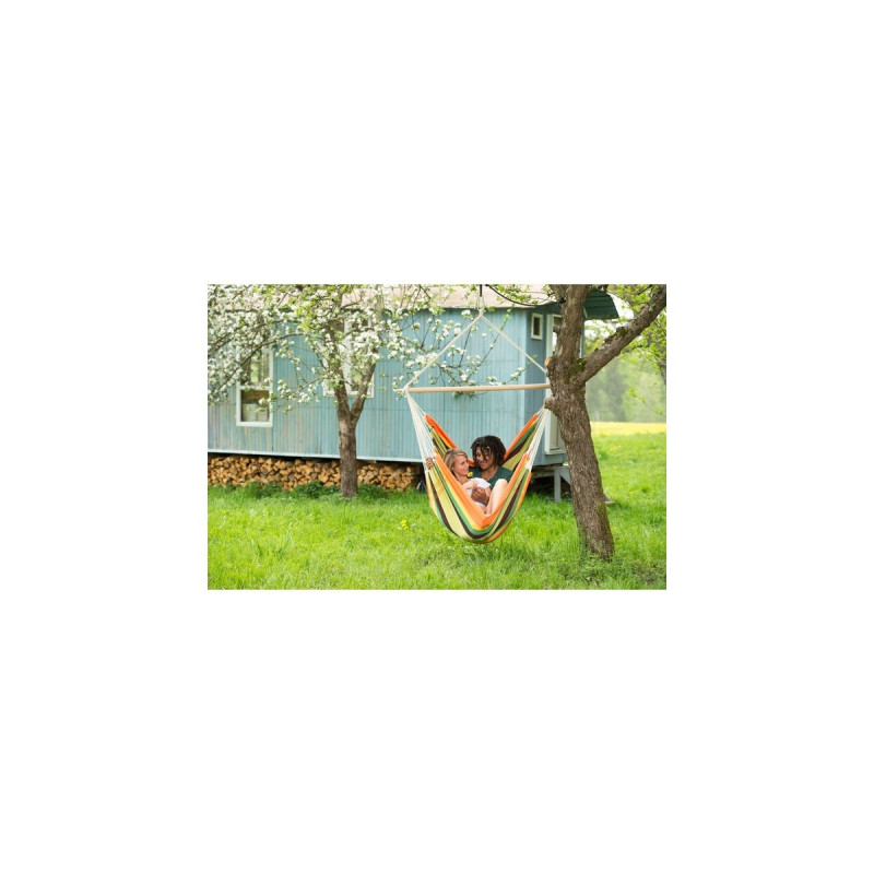 Amazonas Hängesessel Brasil Gigante Esmeralda AZ-2030330, Camping-Hängesessel(grün/gelb)