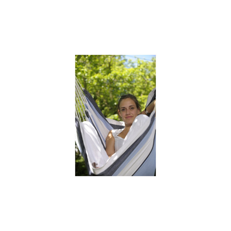 Amazonas Hängesessel Havanna Marine AZ-2020230, Camping-Hängesessel(weiß/blau)
