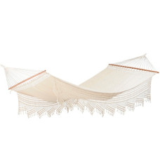 Amazonas Palacio Natura AZ-1062100, Camping-Hängematte(weiß, Mit Spreizstäben)