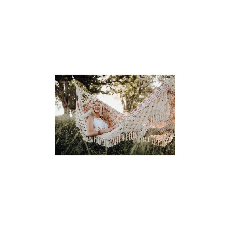 Amazonas Rio Bordeaux AZ-1019110, Camping-Hängematte(weiß/rot)