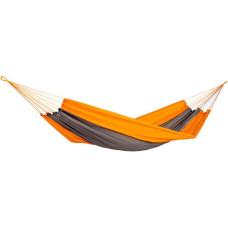 Amazonas Silk Traveller Techno AZ-1030160, Camping-Hängematte(orange/grau)