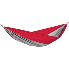 Amazonas Silk Traveller XXL AZ-1030190, Camping-Hängematte(grau/rot)