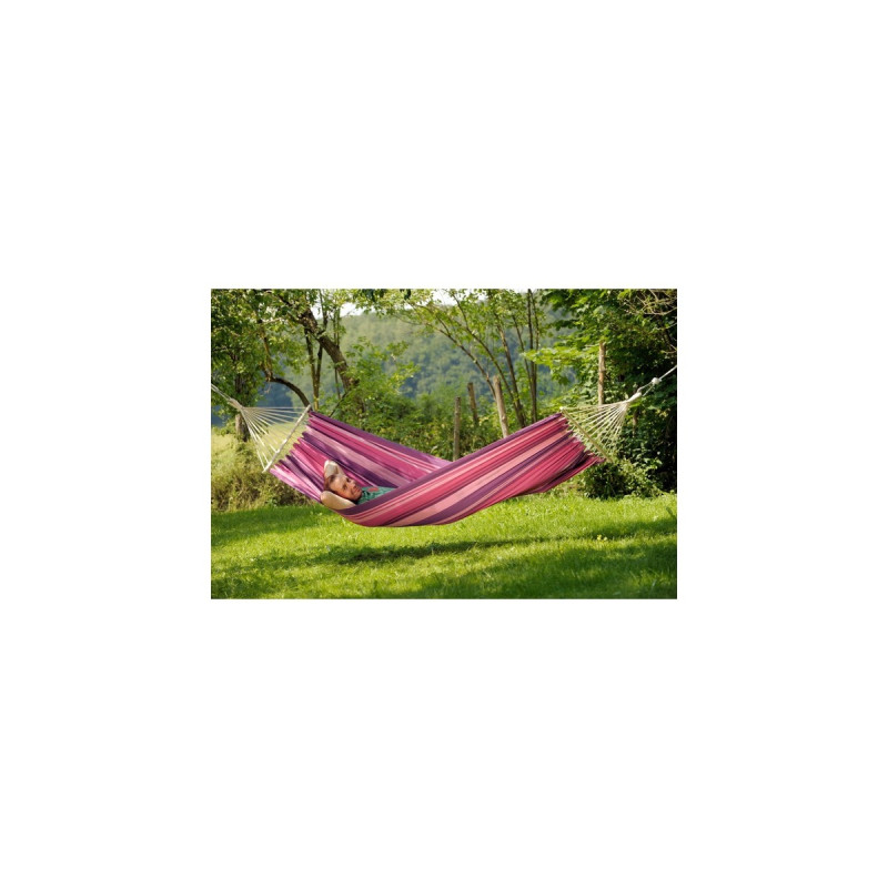 Amazonas Tonga Candy AZ-1066100, Camping-Hängematte(pink, Mit Spreizstäben)