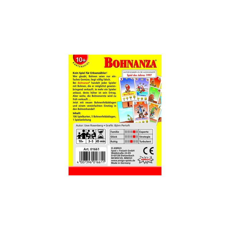 Amigo Bohnanza, Kartenspiel