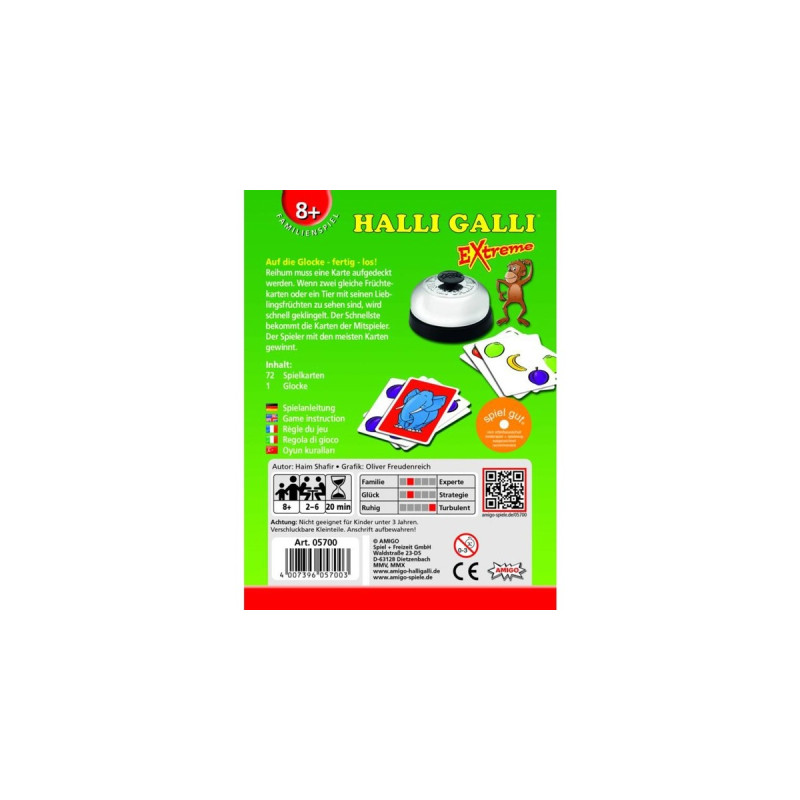 Amigo Halli Galli Extreme, Kartenspiel