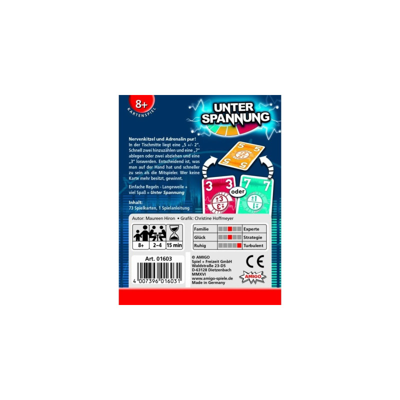 Amigo Unter Spannung, Kartenspiel