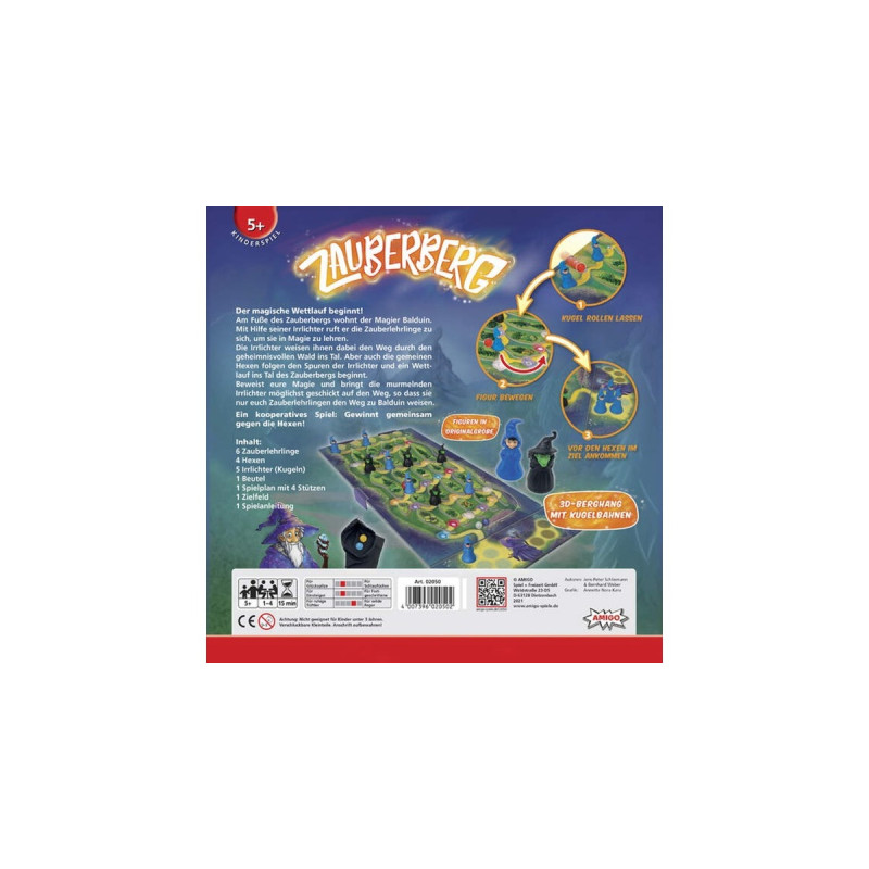 Amigo Zauberberg, Brettspiel(Kinderspiel des Jahres 2022)
