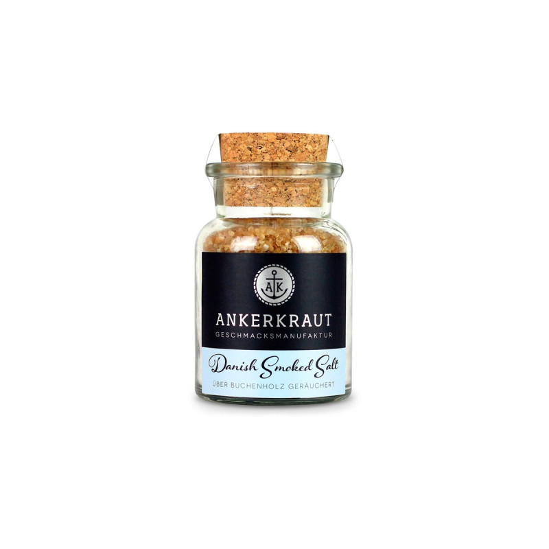 Ankerkraut Danish Smoked Salt, Gewürz(grob, 160 g, Korkenglas)