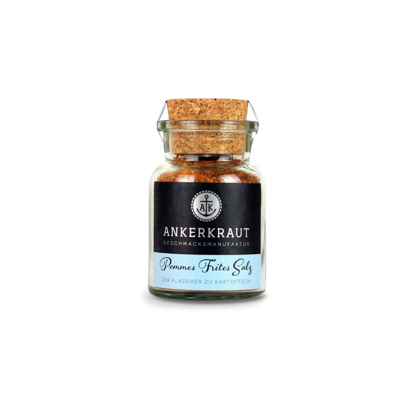 Ankerkraut Pommes Frites Salz, Gewürz(130 g, Korkenglas)