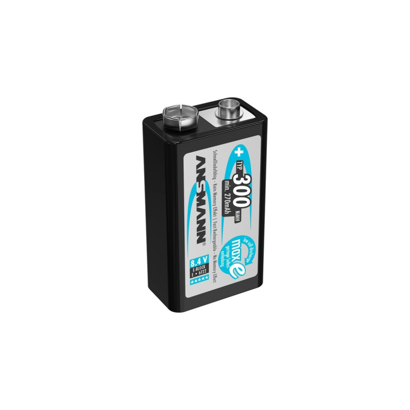 Ansmann 270mAh 9V E-Block maxE plus, Akku