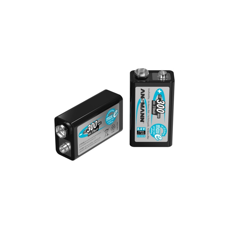 Ansmann 270mAh 9V E-Block maxE plus, Akku