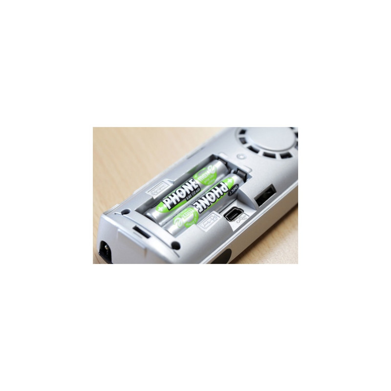 Ansmann 550mAh DECT, Akku(silber, 2x AAA (Micro))