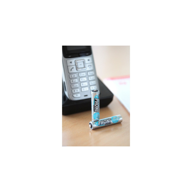 Ansmann 800mAh DECT, Akku(silber, 2x AAA (Micro))