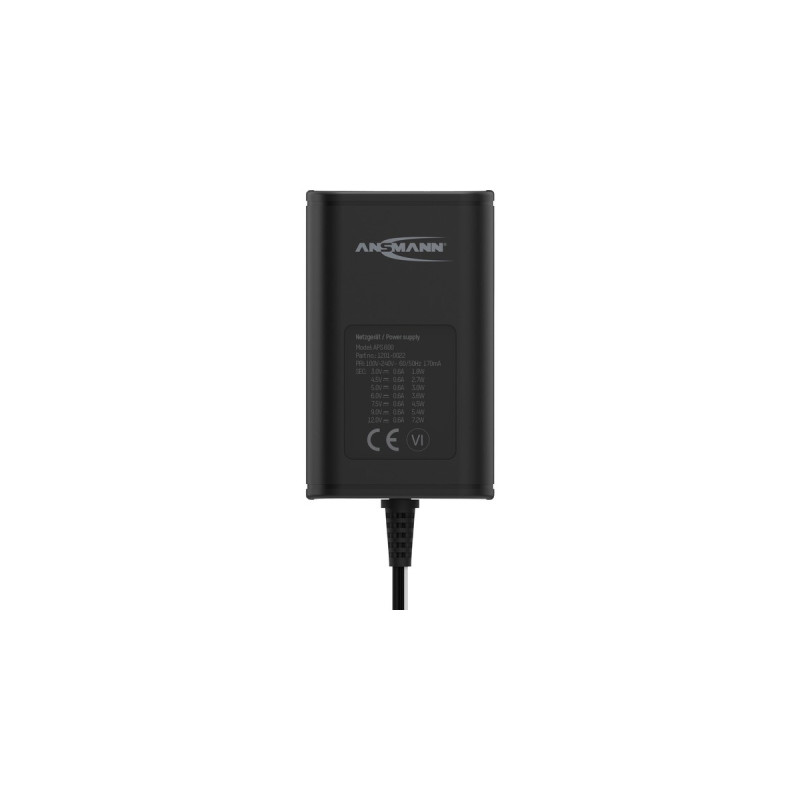 Ansmann APS 600, Netzteil(schwarz, Universal-Netzteil)