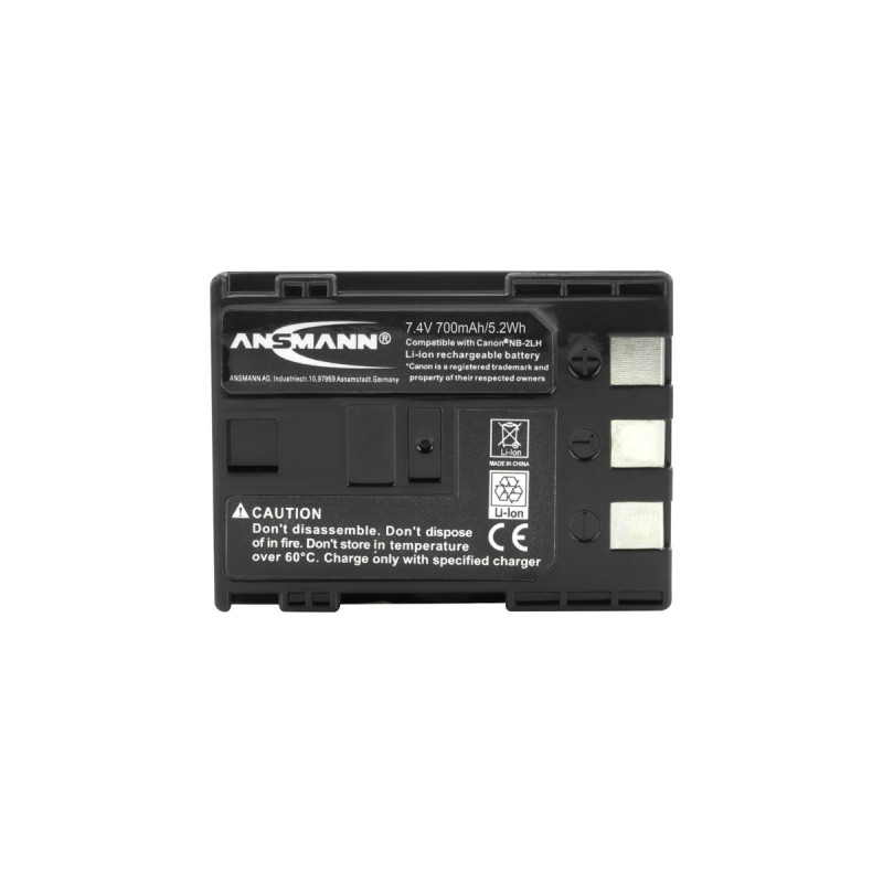 Ansmann A-Can NB 2 LH, Kamera-Akku(entspricht Canon NB 2 LH, Retail)