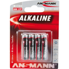 Ansmann Alkaline Red, Batterie(4 Stück, AAA)