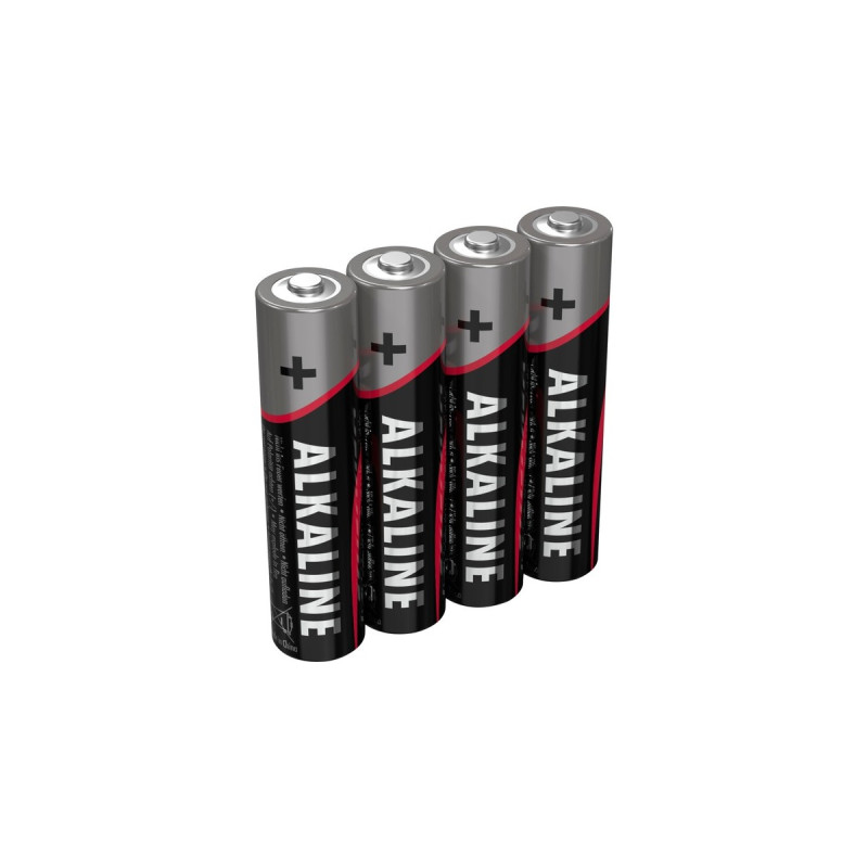 Ansmann Alkaline Red, Batterie(4 Stück, AAA)