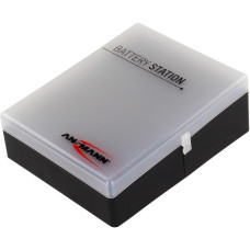 Ansmann Batteriebox 48, Akku-Box(schwarz/transparent)
