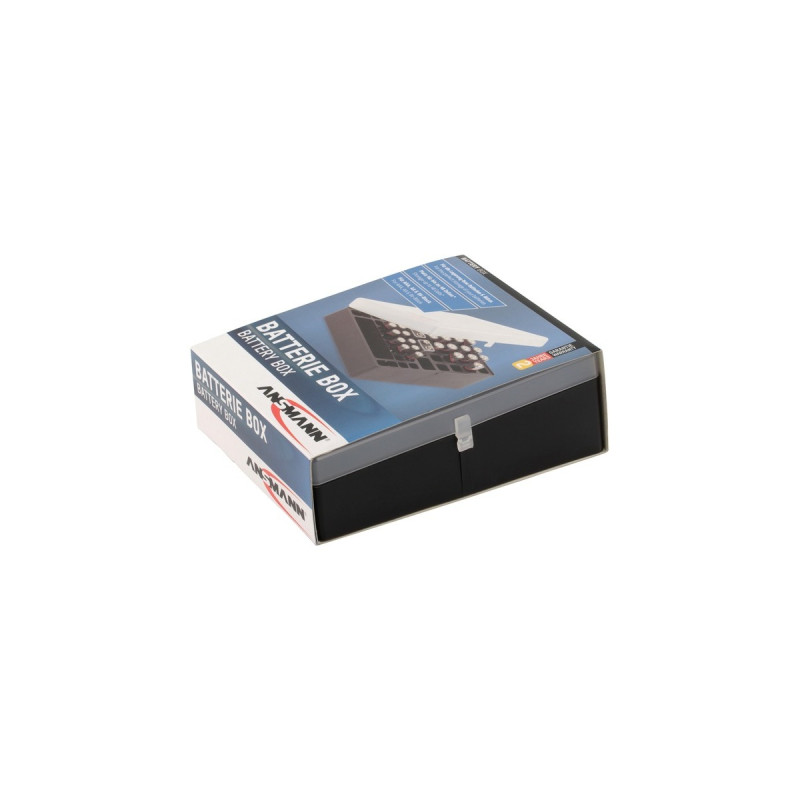 Ansmann Batteriebox 48, Akku-Box(schwarz/transparent)