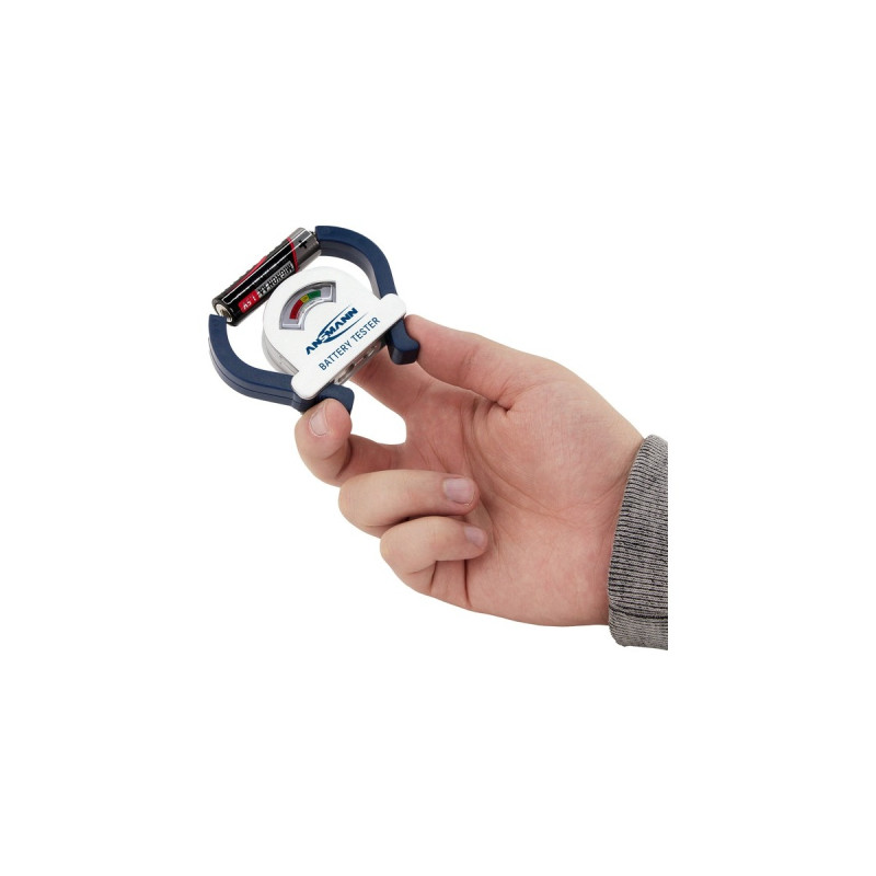Ansmann Batterietester 4000001, Messgerät(blau/silber)
