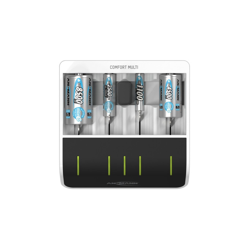 Ansmann Comfort Multi, Ladegerät(weiß/schwarz)