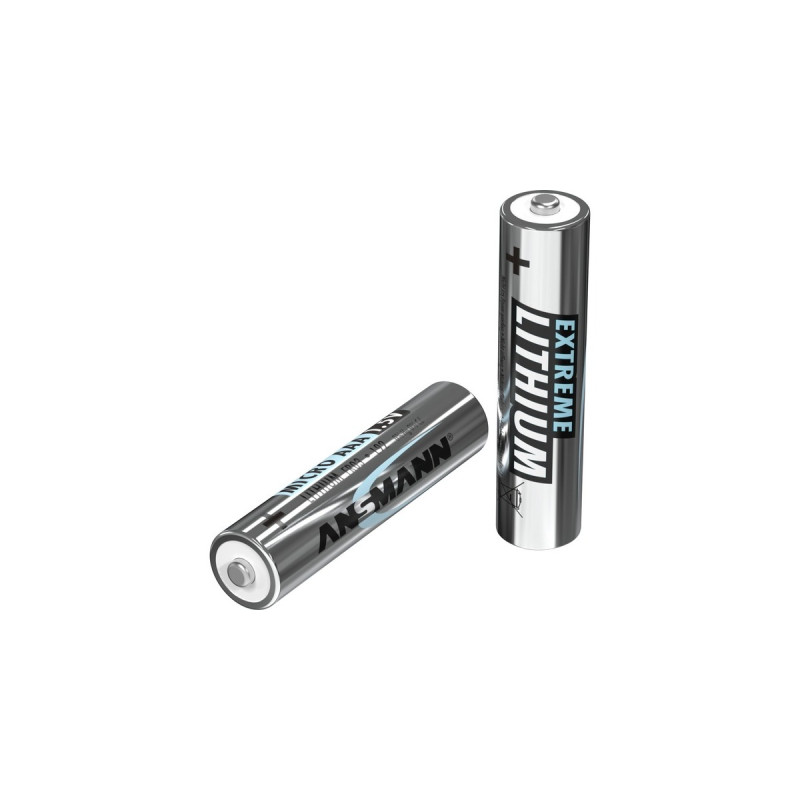 Ansmann Extreme Lithium Micro AAA, Batterie(silber, 2x Lithium)