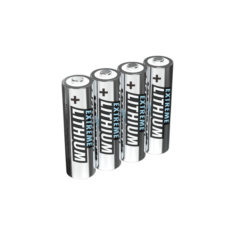 Ansmann Extreme Lithium Mignon AA, Batterie(silber, 4 Stück)