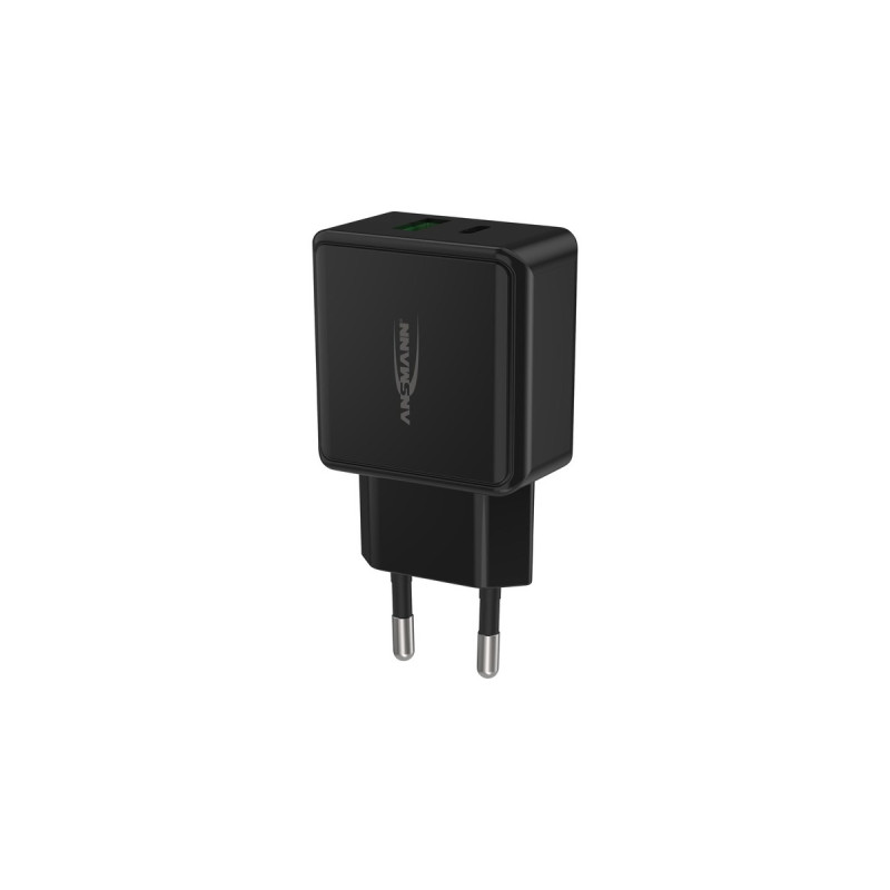 Ansmann Home Charger HC218PD, Ladegerät(schwarz, Power Delivery & Quick Charge Technologie)