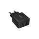 Ansmann Home Charger HC218PD, Ladegerät(schwarz, Power Delivery & Quick Charge Technologie)