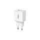 Ansmann Home Charger HC218PD, Ladegerät(weiß, Power Delivery & Quick Charge)
