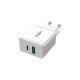 Ansmann Home Charger HC218PD, Ladegerät(weiß, Power Delivery & Quick Charge)