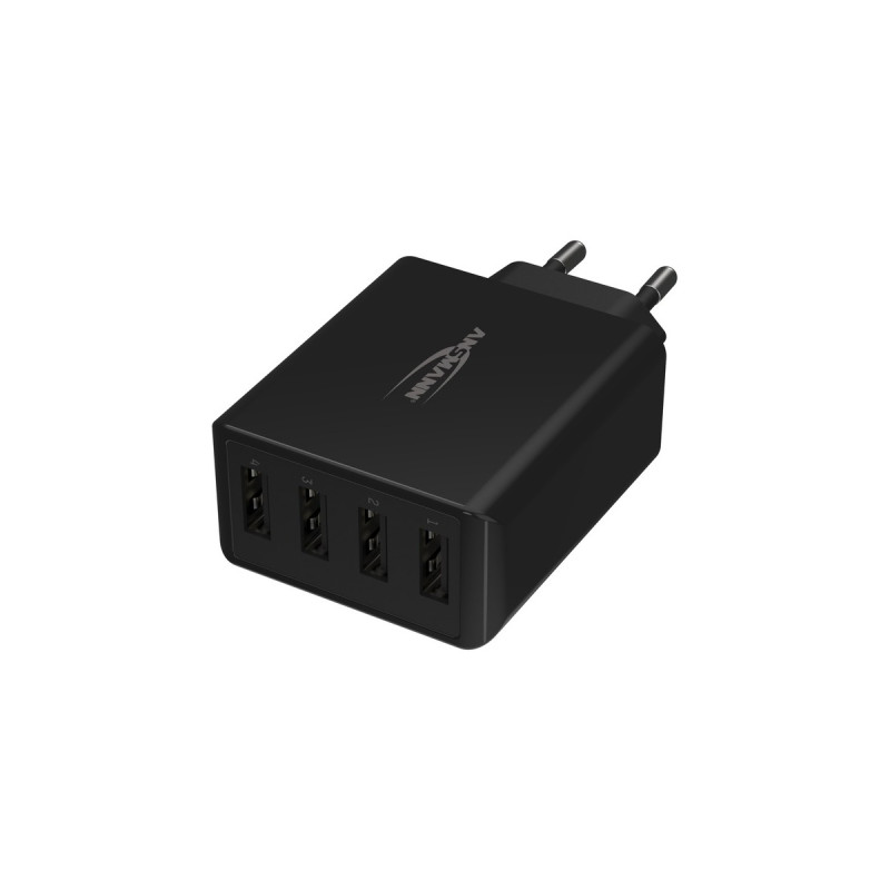 Ansmann Home Charger HC430, Ladegerät(schwarz, intelligente Ladesteuerung, Multisafe-Technologie)
