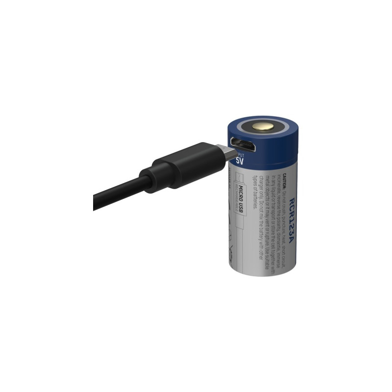 Ansmann Li-Ion Akku 16340 850mAh mit Ladebuchse