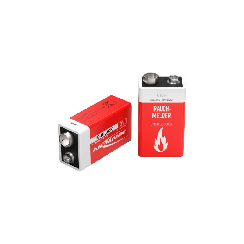 Ansmann Lithium Batterie für Rauchmelder(	5021023-01)