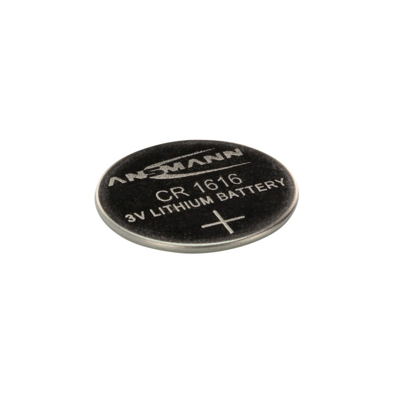 Ansmann Lithium Knopfzelle CR-1616, Batterie(silber)