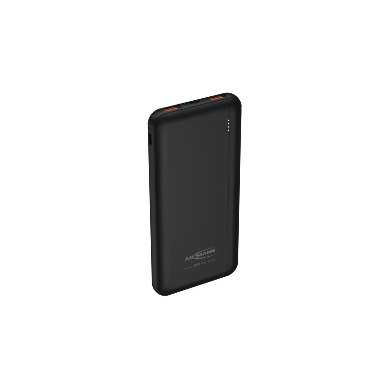 Ansmann Powerbank 10000 mAh PB320PD(schwarz, 10.000 mAh, PD, Quick Charge 3.0)