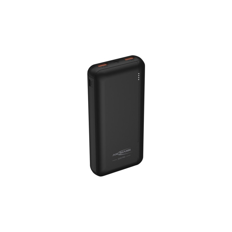 Ansmann Powerbank 20.000mAh PB320PD(schwarz, USB-C Power Delivery (PD 3.0))