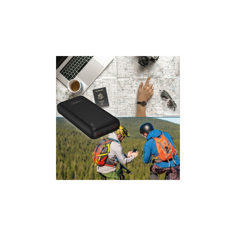 Ansmann Powerbank 20.000mAh PB320PD(schwarz, USB-C Power Delivery (PD 3.0))