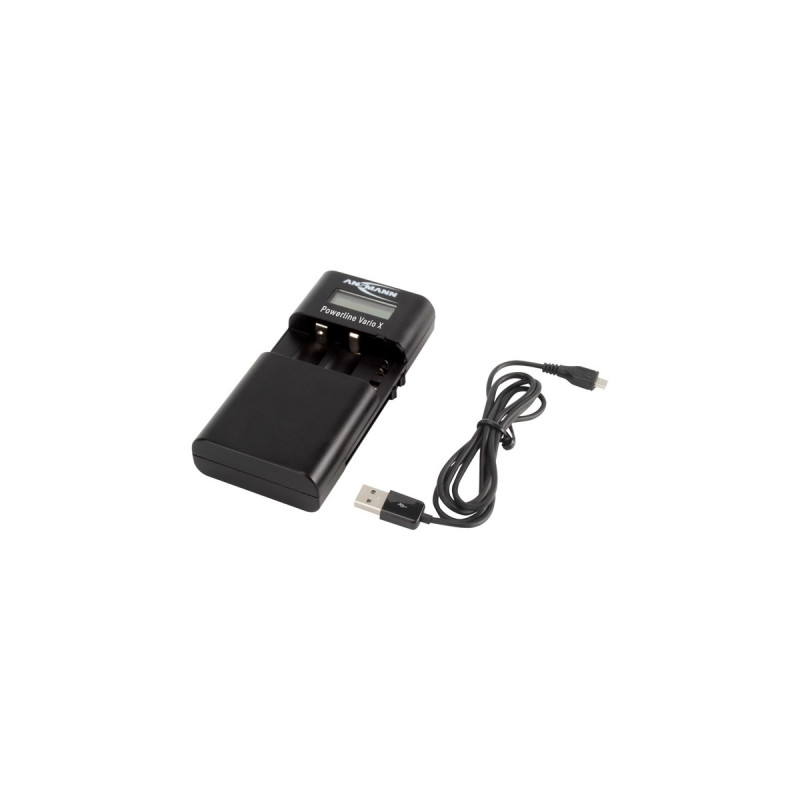 Ansmann Powerline Vario X, Ladegerät(schwarz)