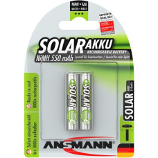 Ansmann Solar NiMH Akku Micro AAA 550 mAh maxE(2x AAA (Micro))