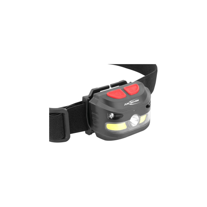 Ansmann Stirnlampe HD250RS, LED-Leuchte(schwarz)
