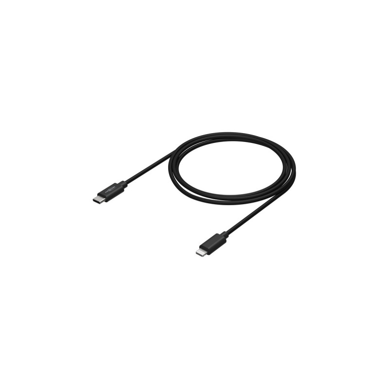 Lightning Stecker(schwarz, 2 Meter, Laden mit bis zu 60 Watt)